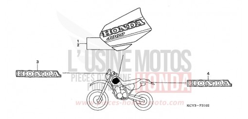 MARQUE (XR400R1) XR400R1 de 2001